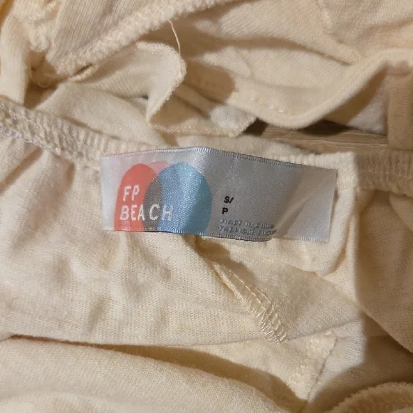 Cream Ruffle Jumpsuit - Picture 8 of 8